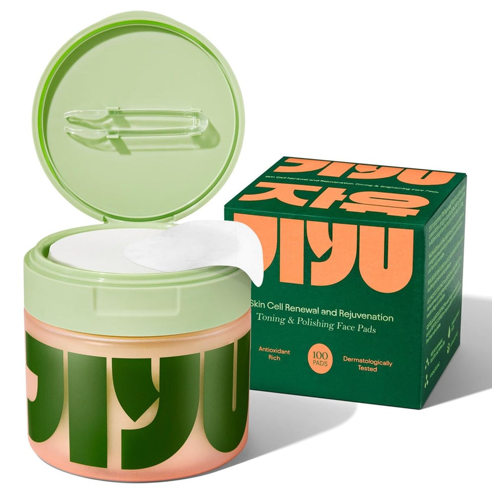 jiyu Radiance Polish Pads – 100 Count Korean Exfoliating & Hydrating Toner Pads